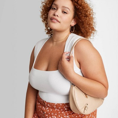 Women's Square Neck Bodysuit - Wild Fable™
