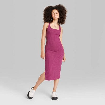  Women's Knit Midi Bodycon Dress - Wild Fable™