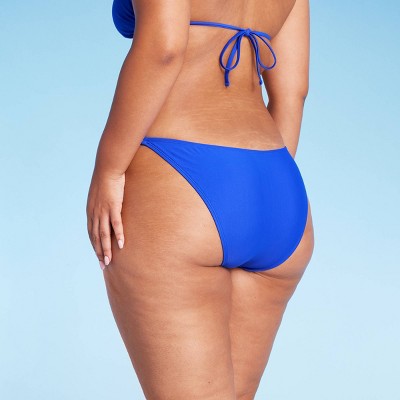  Women's Side Tab Extra Cheeky High Leg Bikini Bottom - Wild Fable™