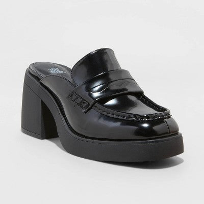  Women's Eileen Mule Heels - Wild Fable™ Black