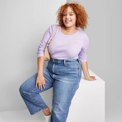  Women's Long Sleeve T-Shirt - Wild Fable™