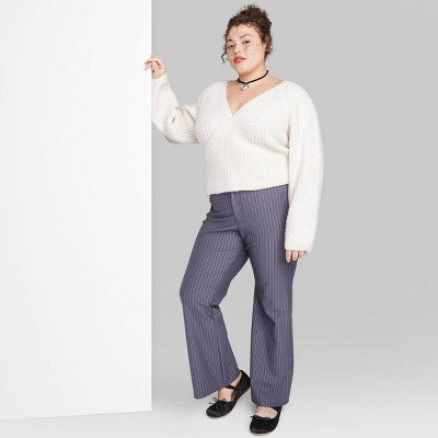  Women's Chunky Knit Wrap Sweater - Wild Fable™