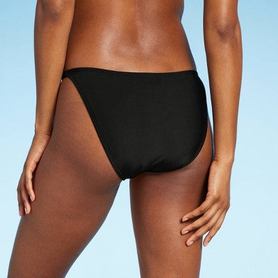  Women's Low-Rise Cheeky High Leg Bikini Bottom - Wild Fable™