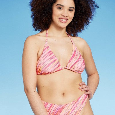  Women's Triangle Bikini Top - Wild Fable™