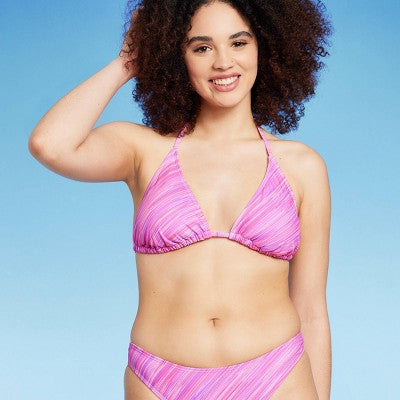  Women's Triangle Bikini Top - Wild Fable™