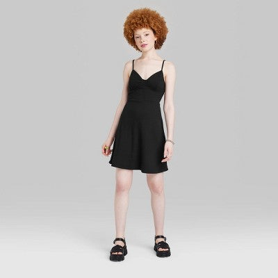  Women's Mini Knit Skater Dress - Wild Fable™
