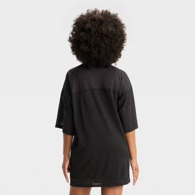  Women's Cap Sleeve Dream Jersey Midi Shirtdress - Wild Fable™