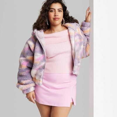  Women's High-Rise Bodycon Mini Skort - Wild Fable™