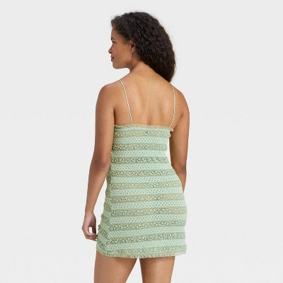  Women's Bubble Lace Slip Dress - Wild Fable™
