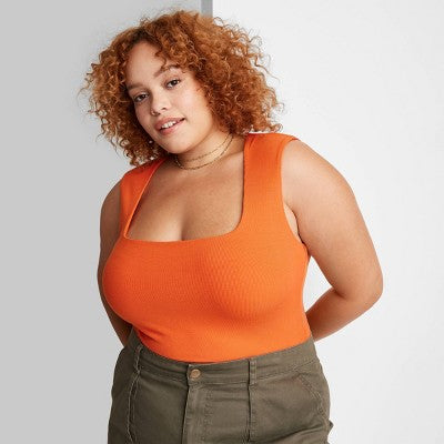  Women's Square Neck Bodysuit - Wild Fable™