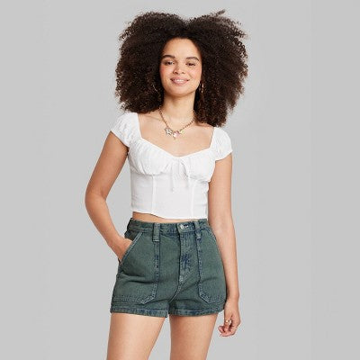  Women's Cap Sleeve Sweetheart Top - Wild Fable™