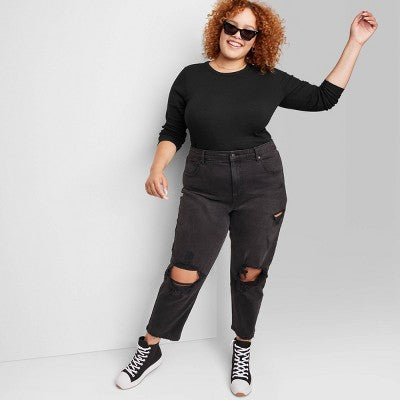  Women's Long Sleeve T-Shirt - Wild Fable™