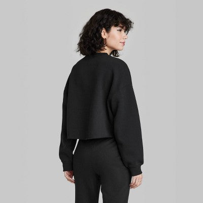  Women's Cropped Sweatshirt - Wild Fable™