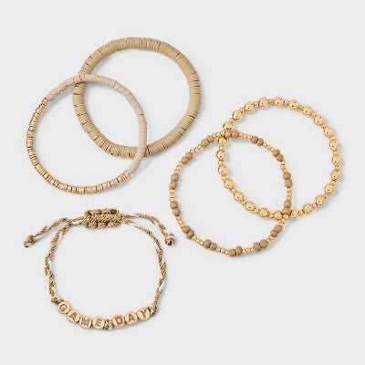  Game Day Bracelet Set 5pc - Wild Fable™
