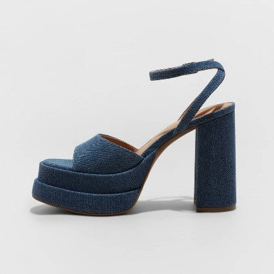  Women's Alessia Platform Heels - Wild Fable™ Blue