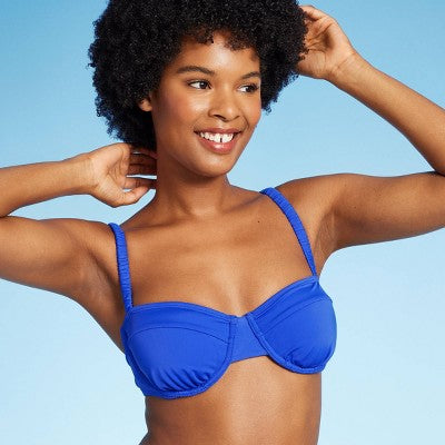 Women's Scrunchie Strap Underwire Bikini Top - Wild Fable™
