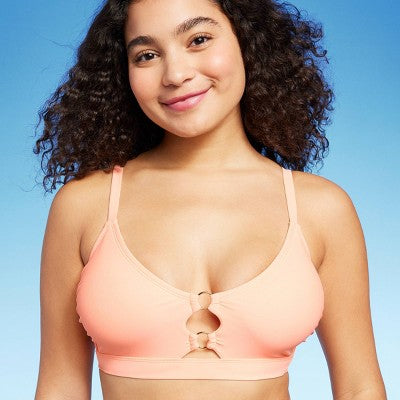  Women's Ring Front Bralette Bikini Top - Wild Fable™