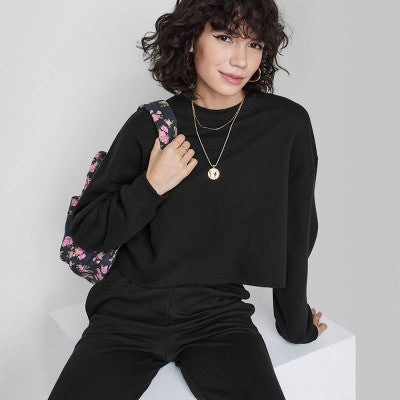  Women's Cropped Sweatshirt - Wild Fable™