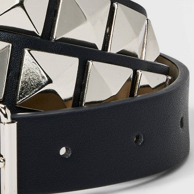  Women's Studded Belt - Wild Fable™ Black