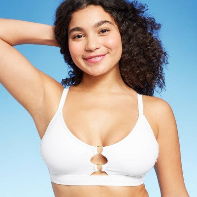  Women's Ring Front Bralette Bikini Top - Wild Fable™