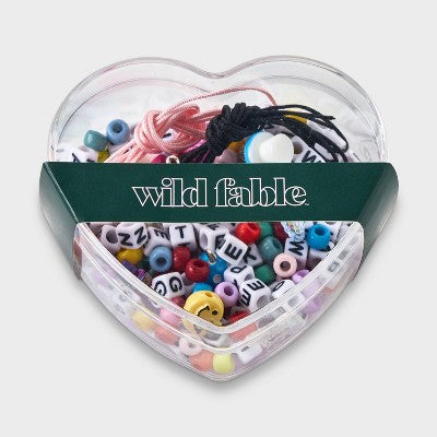  DIY Beads And Cord Kit Beaded Necklace - Wild Fable™ Multicolor