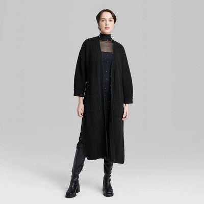  Women's Open-Front Oversized Cardigan - Wild Fable™