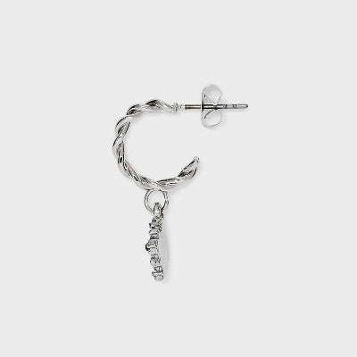  Celestial And Heart Icon Stud Earring Set 18pc - Wild Fable™ Silver
