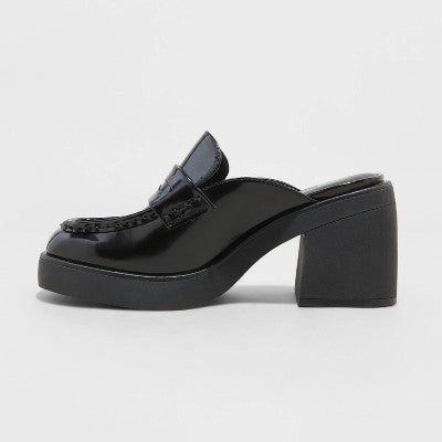  Women's Eileen Mule Heels - Wild Fable™ Black