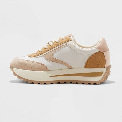  Women's Venus Platform Lace-Up Sneakers - Wild Fable™