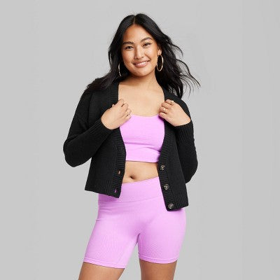  Women's Slouchy Button-Front Cardigan - Wild Fable™