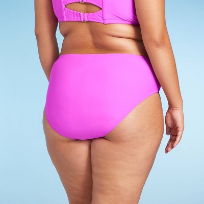  Women's Hipster Medium Coverage Bikini Bottom - Wild Fable™ Orchid Purple