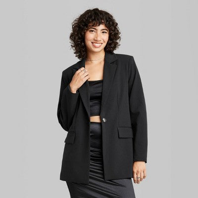  Women's Oversized Blazer - Wild Fable™ 