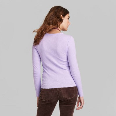 Women's Long Sleeve T-Shirt - Wild Fable™