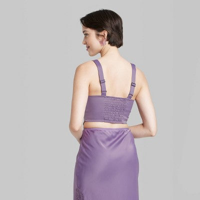  Women's Satin Corset Tank Top - Wild Fable™