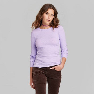  Women's Long Sleeve T-Shirt - Wild Fable™